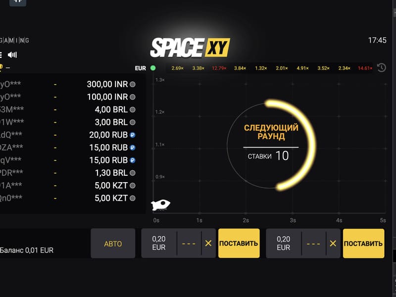 Space XY spil - spil crash slot Space XY for penge på online casino