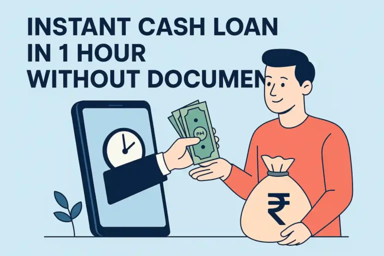 Instant Cash Loan in 1 Hour Without Documents – ₹1,000 – ₹50,000