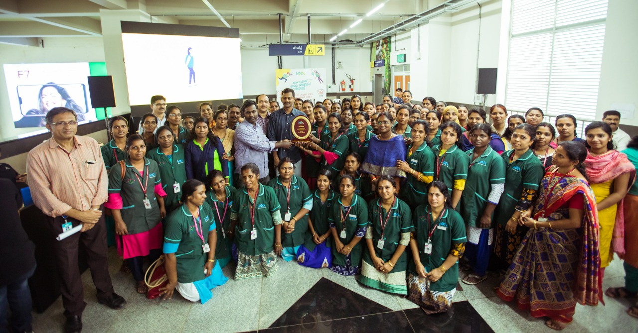 Kudumbashree women at Kochi metro anniversary celebrations