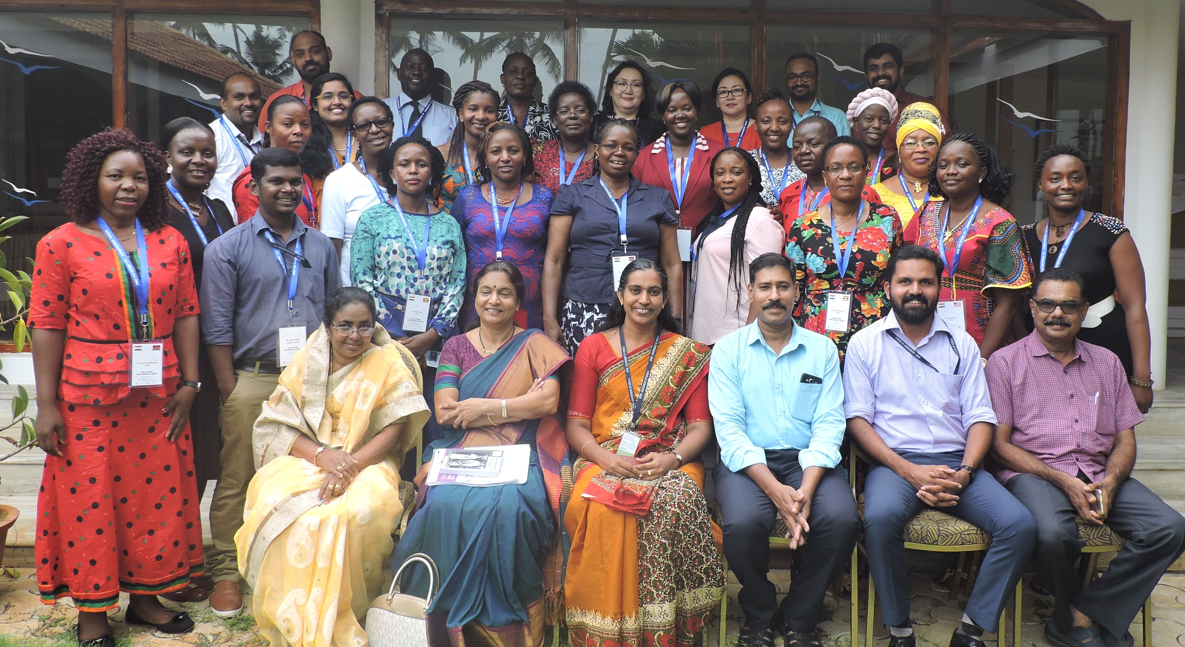 Foreign delegation with kudumbashree staff