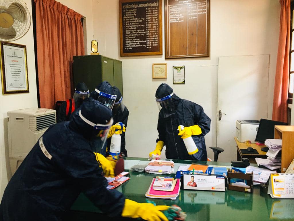 Kudumbashree Disinfection Teams 