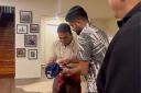 Babar Azam meets Sunil Gavaskar