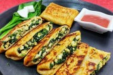 Cheesy Spinach Pockets recipe