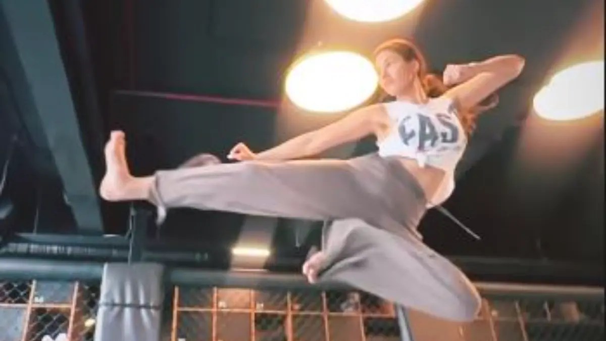 Disha Patani Nails Flying Kick In Latest Video