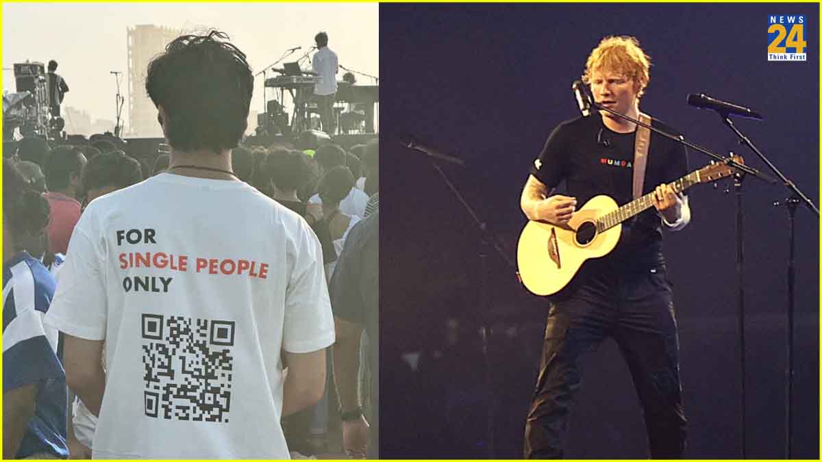 Man Attending Ed Shreen Concert Tries To Find Love In Unique Way