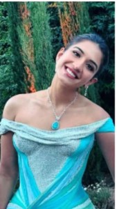 Glimse Of Radhika Merchant Blue Versace From Pre Wedding Italy Gown