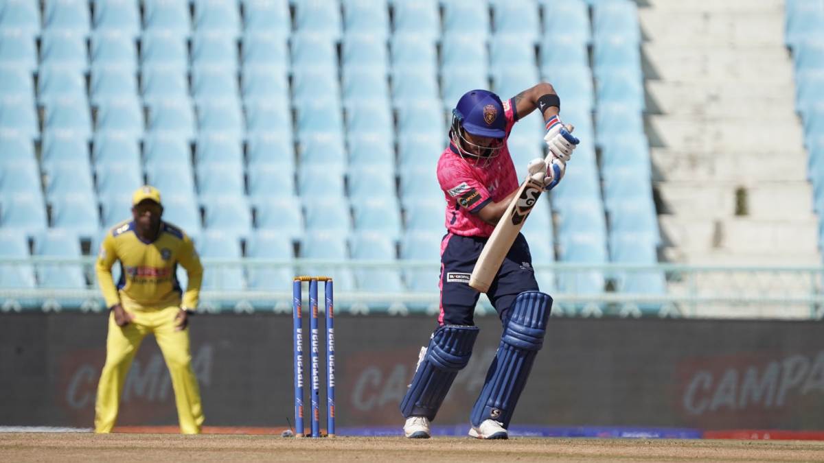 Aryan Juyal smashes a ton against Noida Super Kings in UP T20 League