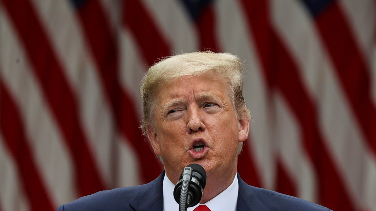 US President Donald Tump