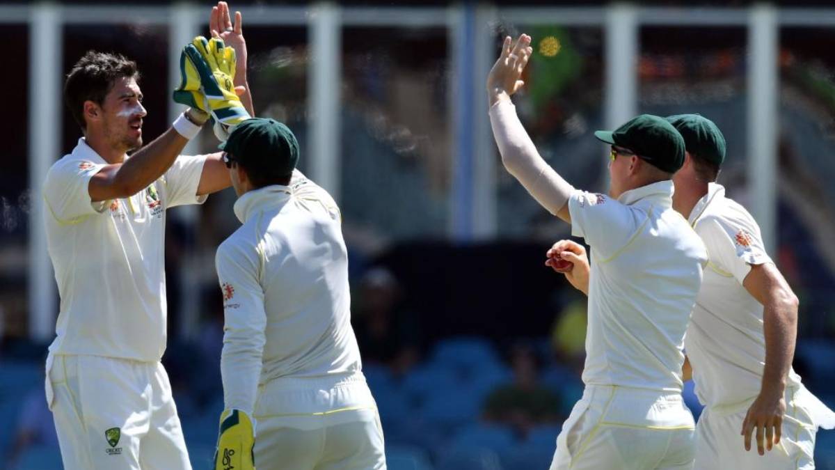 Australia won by an innings and 242 runs