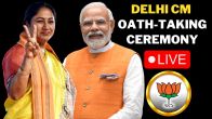 Delhi CM Swearing-In Ceremony LIVE