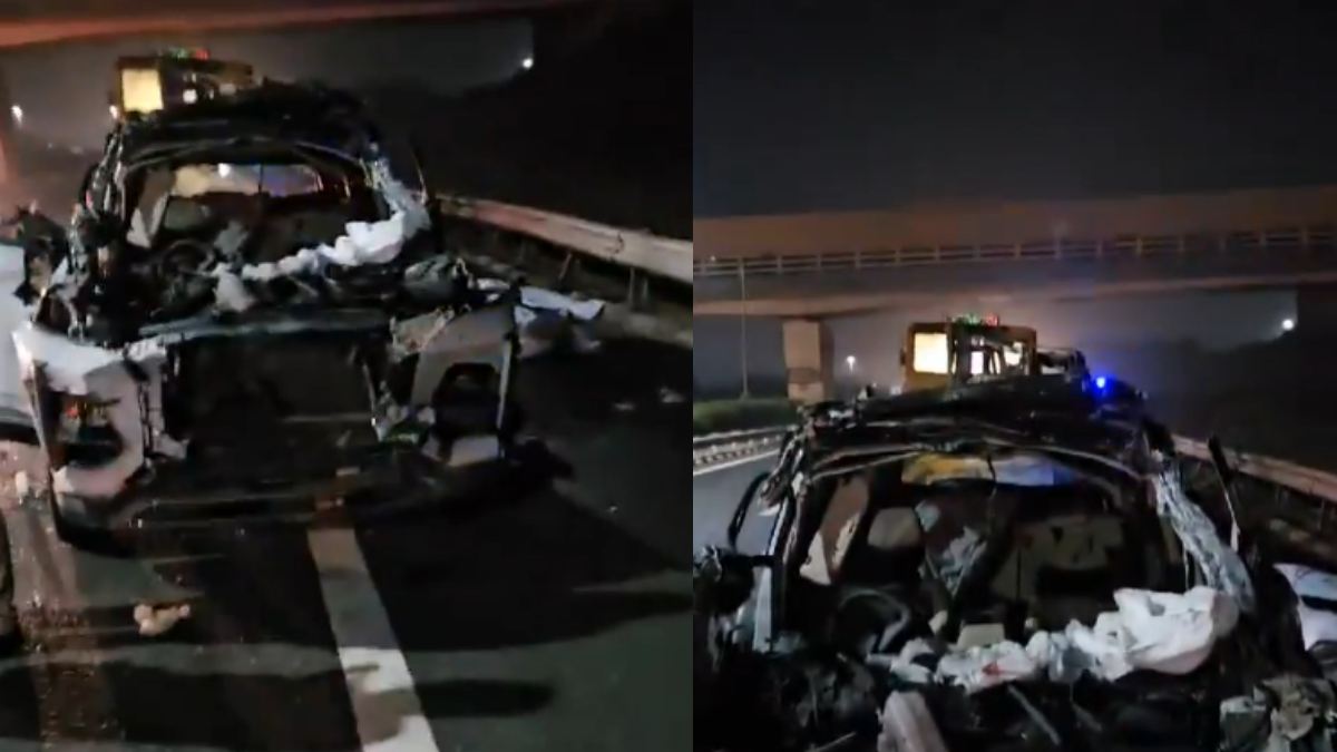 Gujarat: Car Collides With Truck On Ahmedabad-Vadodara Expressway