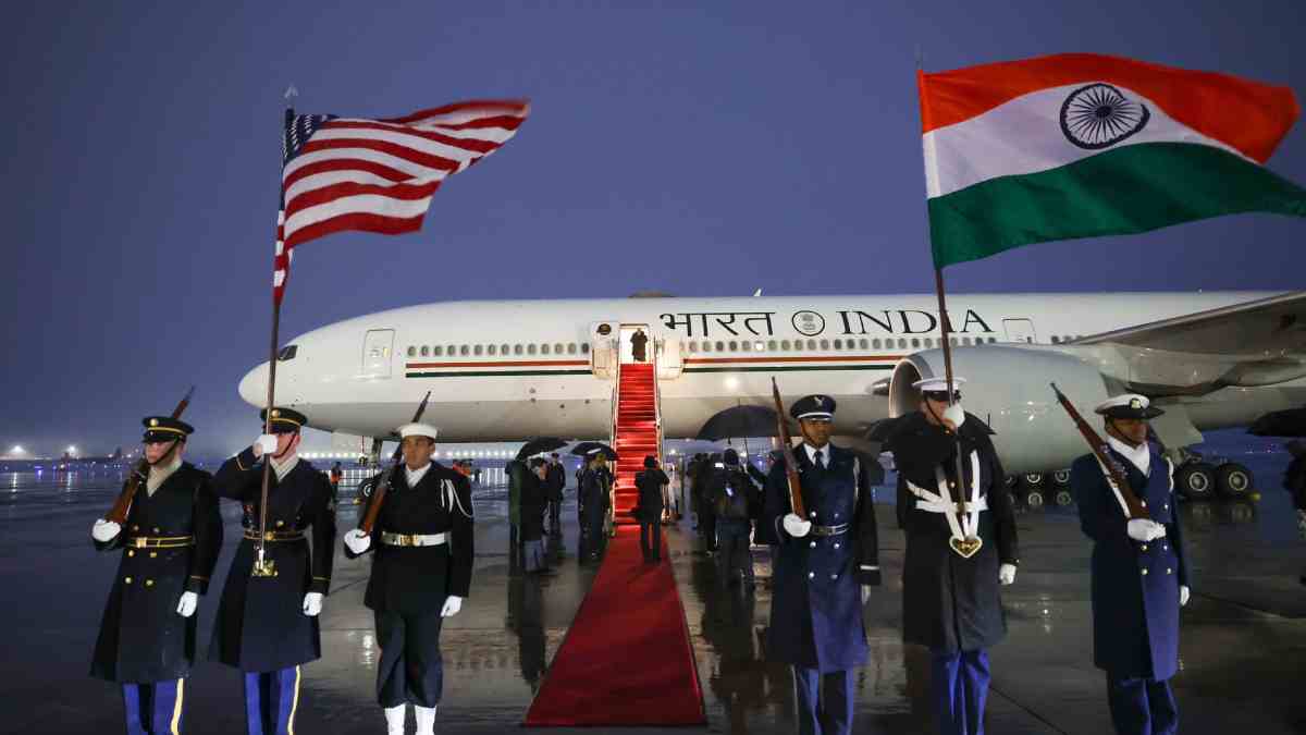 Indian PM Narendra Modi Arrives In US