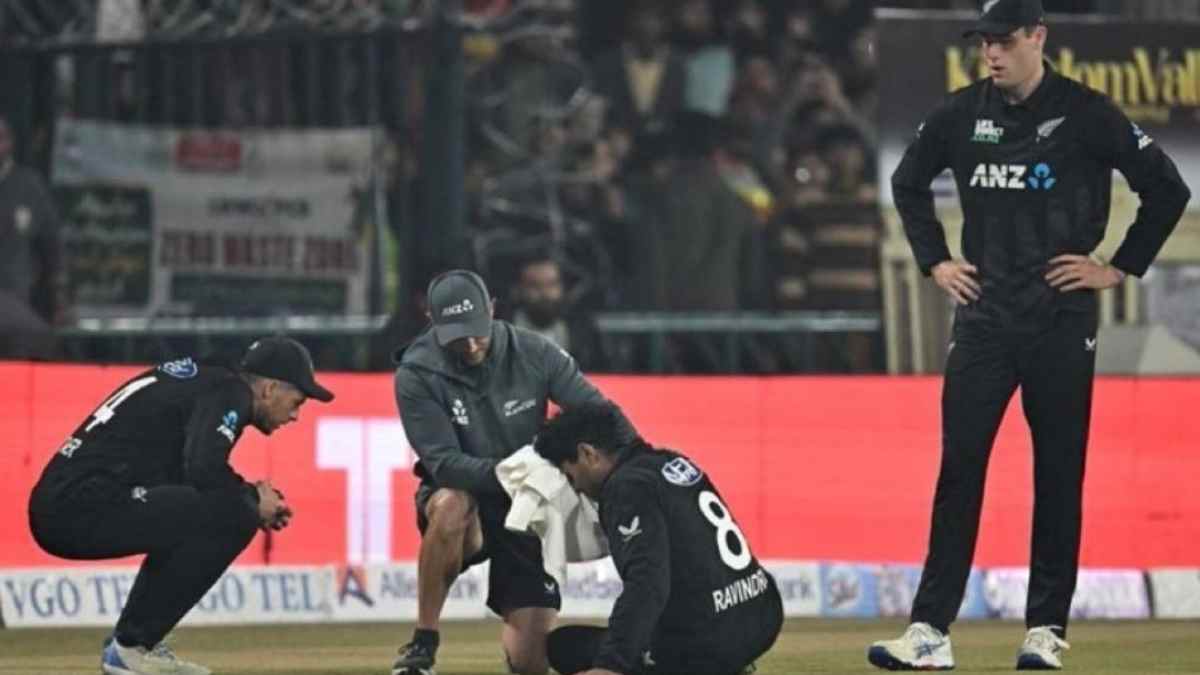 Rachin Ravindra suffers head injury