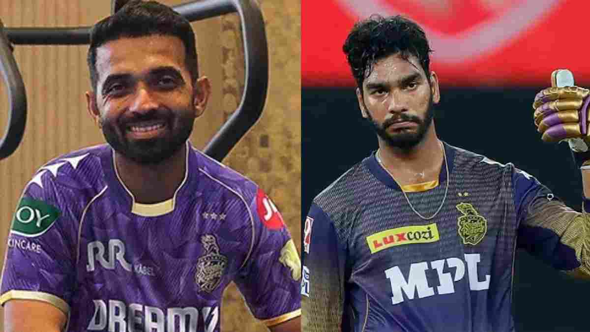 Ajinkya Rahane and Venkatesh Iyer