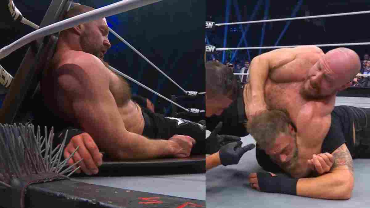 Dean Ambrose Left in a pain!