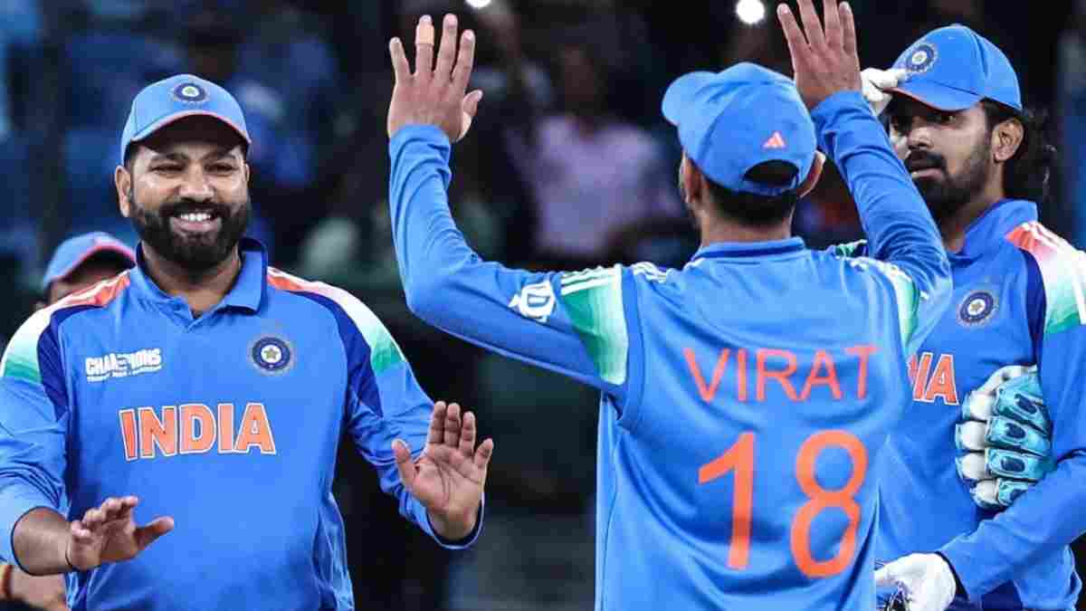 India will be playing the Champions Trophy final against New Zealand