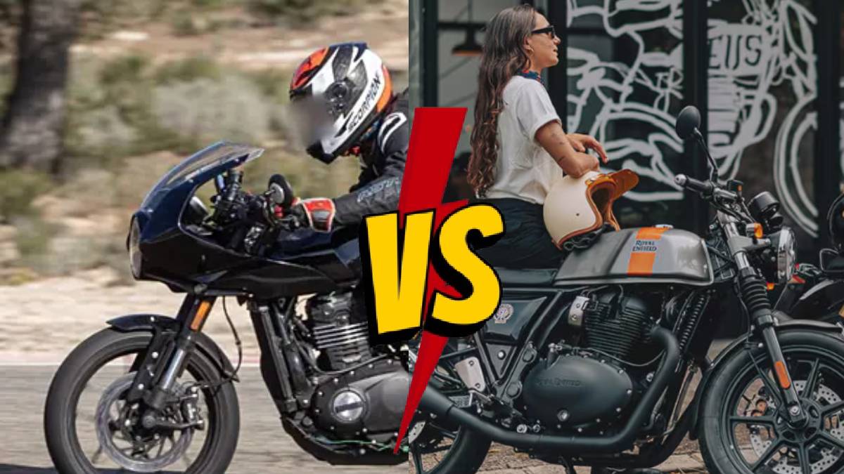 Triumph Thruxton, - Royal Enfield