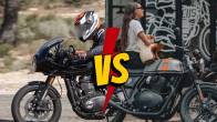 Triumph Thruxton, - Royal Enfield