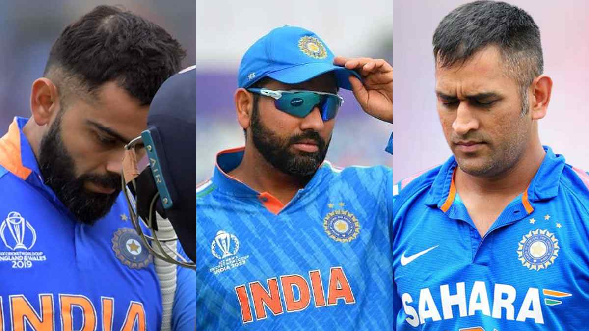 Virat Kohli, Rohit Sharma and MS Dhoni