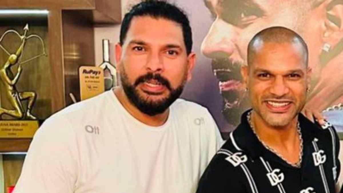 Yuvraj Singh and Shikhar Dhawan
