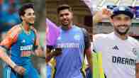 Abhishek Sharma, Harshit Rana and Nitish Reddy