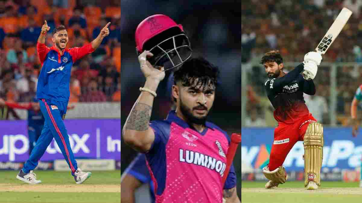Axar Patel, Riyan Parag and Rajat Patidar
