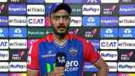 Axar Patel in post-match presentation