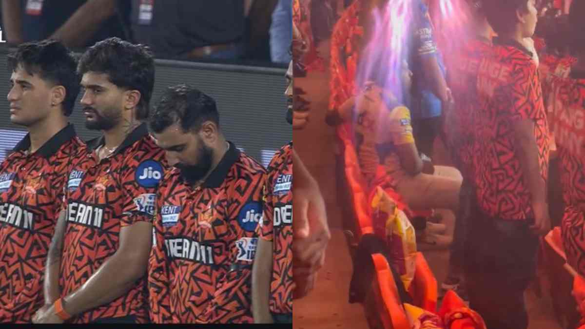 CSK fan sitting while everyone else was paying their respect to the Pahalgam attack victims