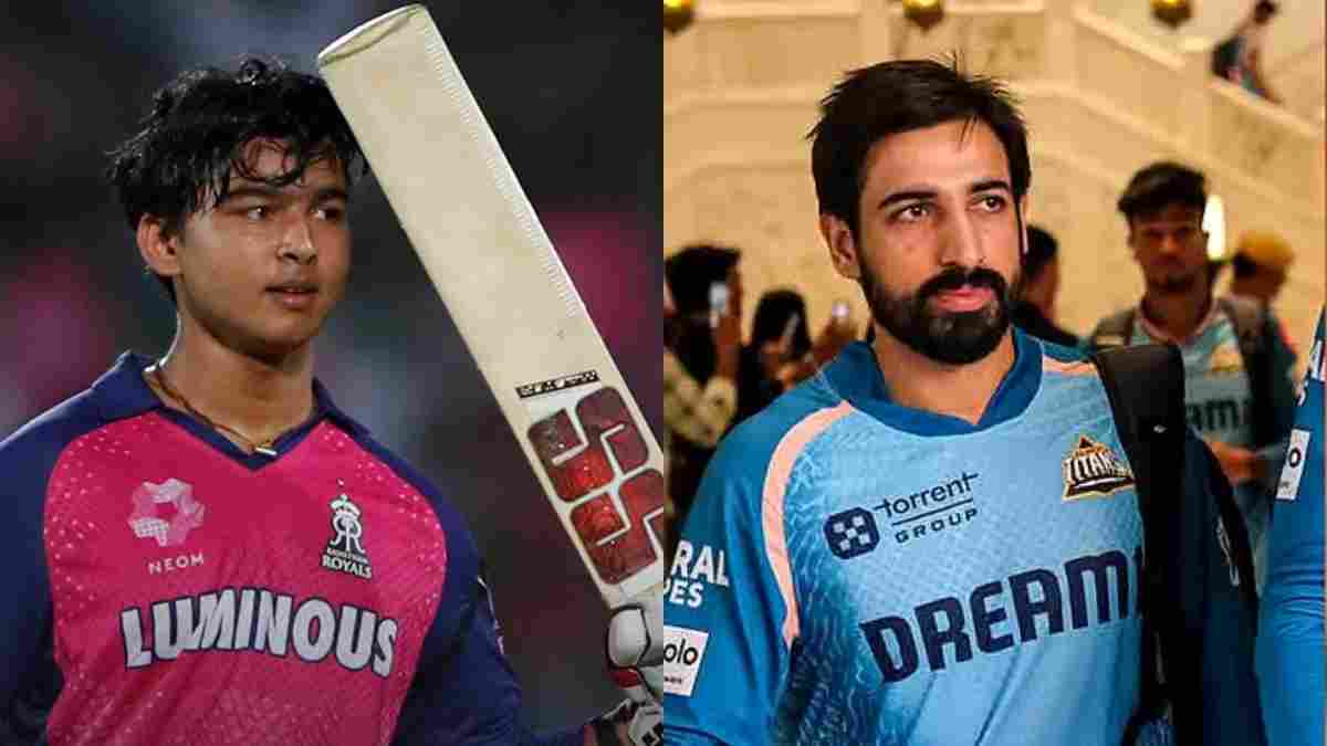 Vaibhav Suryavanshi hits 30 runs in debutant Karim Janat's over