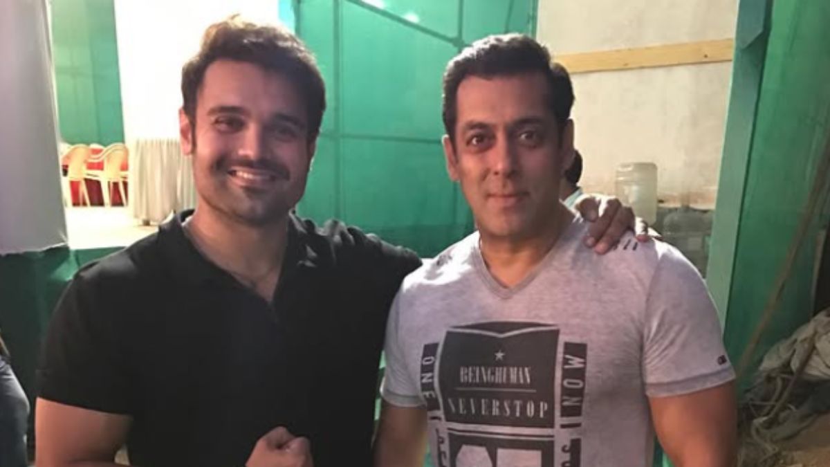 Mimoh Chakraborty with Salman Khan
