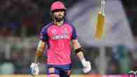 Riyan Parag got dismissed on 95 runs