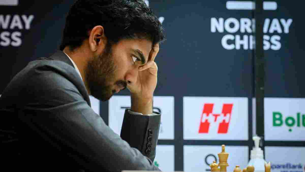 D Gukesh beats Arjun Erigaisi