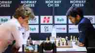 Magnus Carlsen and D Gukesh
