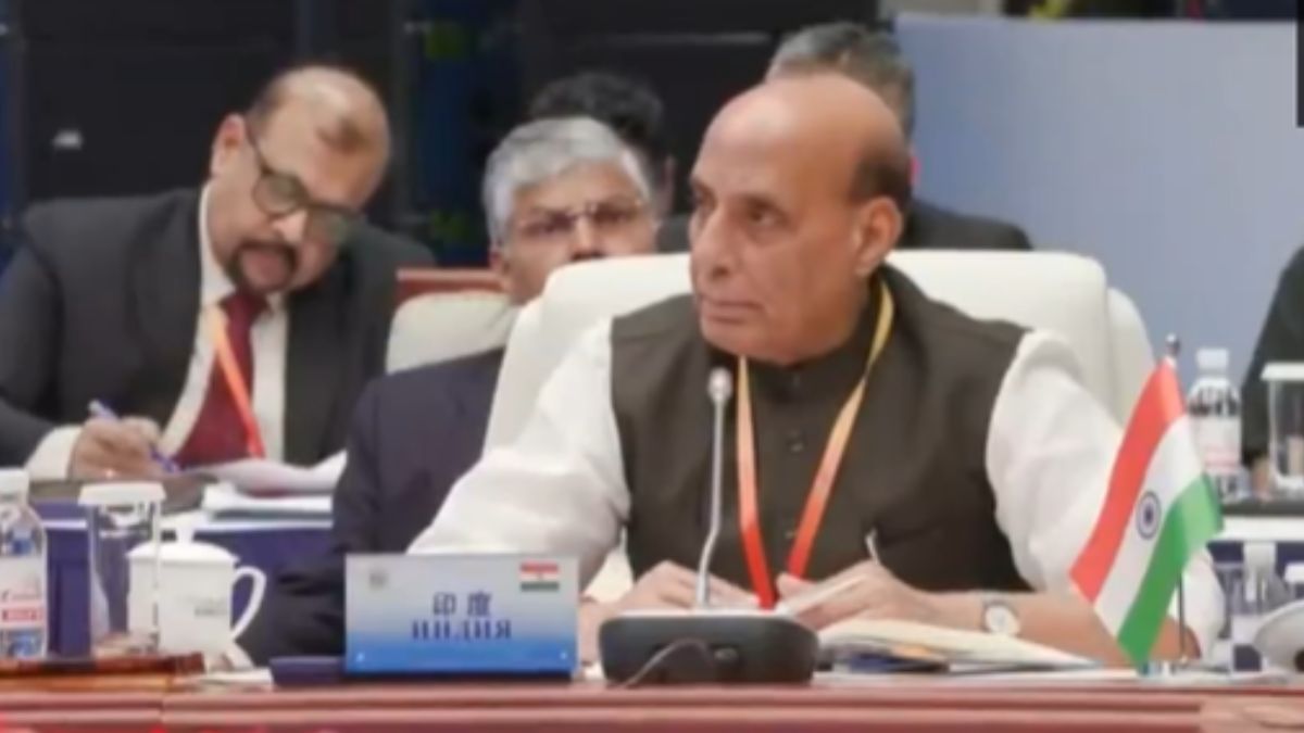 SCO Defence Ministers’ Meeting: Rajnath Singh Takes Jibe At Pakistan, Sends Strong Message On Terrorism From China