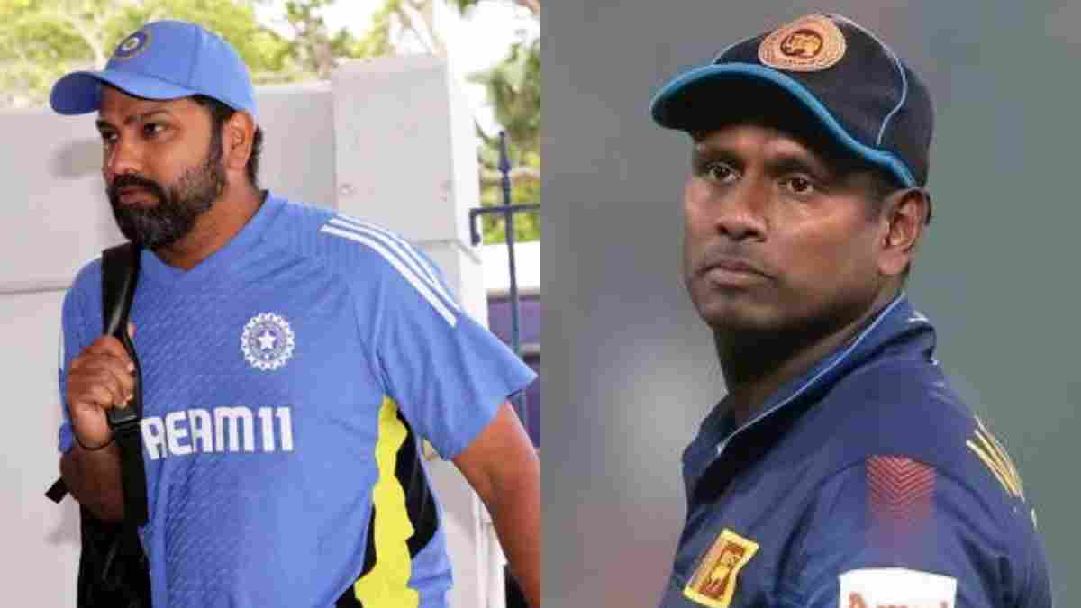 Rohit Sharma and Angelo Mathews