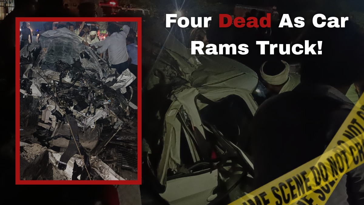Jaipur-Agra Highway Accident: Four Dead As Car Rams Truck, Bodies Trapped For 30 Minutes