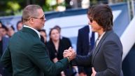 Tom Cruise and Brad Pitt at F1 premiere