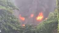 Fire at Aerosol factory