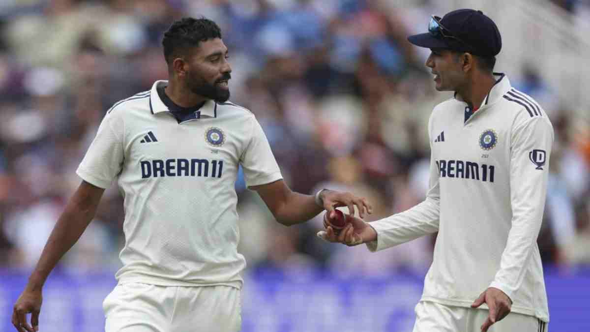 Mohammed Siraj and Shubman Gill