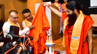 Patanjali Launches 'Dant Kanti Gandush Oil Pulling' In Presence Of Indian Dental Association