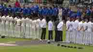 Player wearing Black armbands at Edgnaston