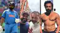 Rohit Sharma and Bobby Deol in London