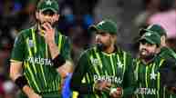 Shaheen Afridi, Babar Azam and Mohammad Rizwan