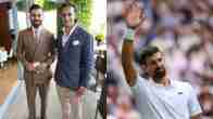 Virat Kohli with sports presenter Sid Kohli